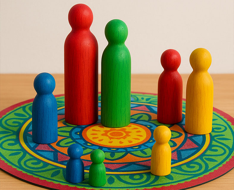 Família em harmonia representando a Constelação Familiar